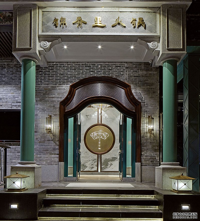 杭州錦繡人家火鍋店裝修設(shè)計(jì)實(shí)景案例