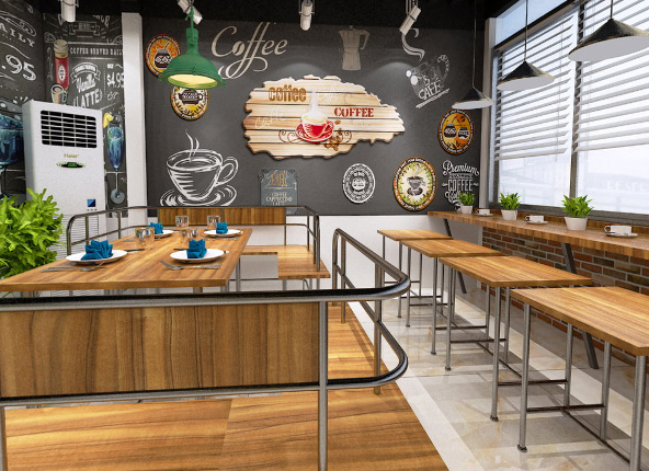 杭州《見面就好》奶茶店裝修設(shè)計風格