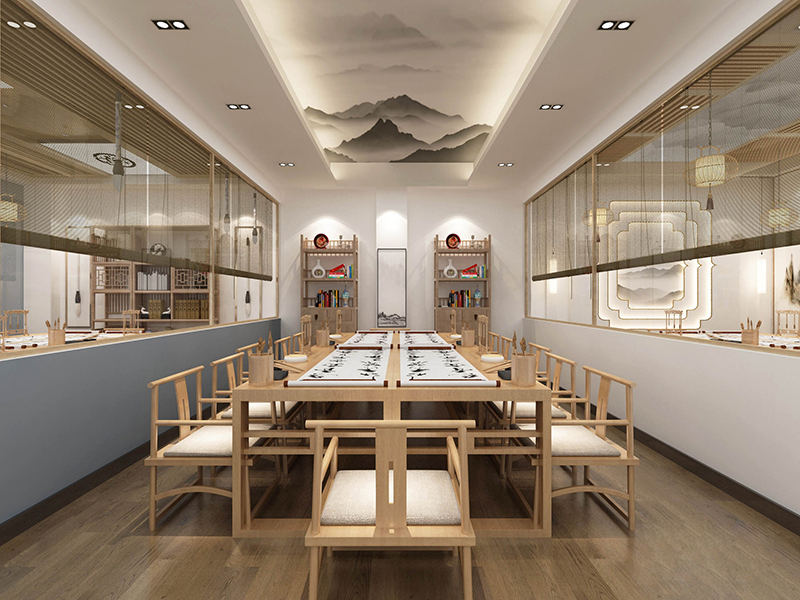杭州明德學(xué)堂國(guó)學(xué)館裝修設(shè)計(jì)案例
