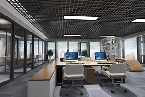 280方小型互聯網辦公室裝修設計全景圖