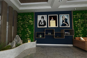 500方現(xiàn)代簡約辦公室裝修設計案例