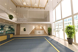 現代武館裝修設計全景圖