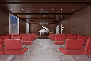 愛琴海鋼琴培訓(xùn)中心裝修設(shè)計全景圖