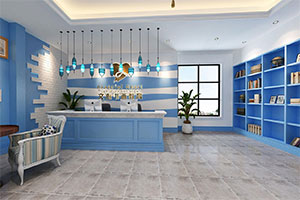 文心書畫教育培訓機構裝修全景圖