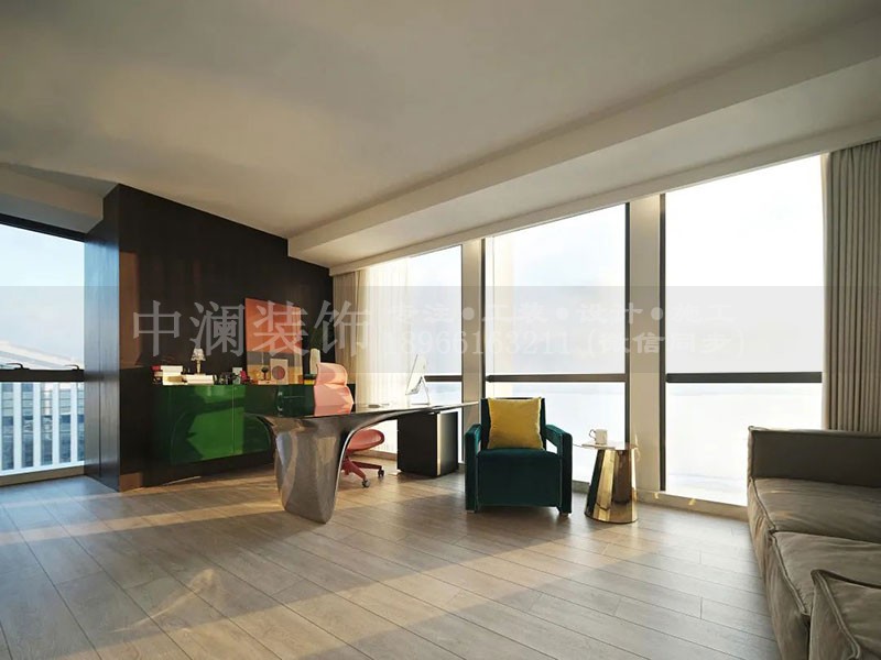 簡約大氣純凈藝術辦公室設計裝修